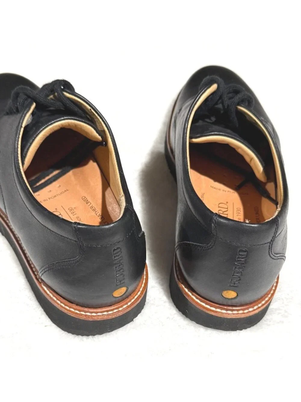 size 7.5 mens Samuel Hubbard Founder M2100-048 Black lace oxford shoes $295